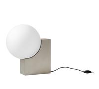 &Tradition - Journey SHY4 Floor Lamp, Brushed Steel / Opal Glass - Opal Glass