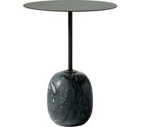 &Tradition - Lato LN8 Table 40 cm, Deep Green / Verde Grigio Marble - Deep Green