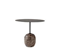 &Tradition Lato LN9 side table Black, emparador marble