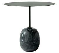 &Tradition - Lato LN9 Table Oval, Deep Green / Verde Grigio Marble - Deep Green