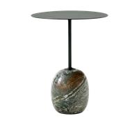 &Tradition Lato side table LN8 Deep Green-Verde Alpi Marble