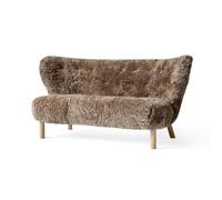 &Tradition Little Petra VB2 Sofa Sahara Sheepskin/White Oiled Oak