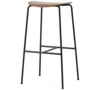 &Tradition - Pavilion AV38 Bar Stool 79 cm, Walnut - Walnut