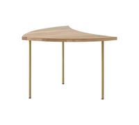 &Tradition Pinwheel HM7 Coffee Table Oiled Oak/ Brass