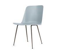 &Tradition Rely HW6 Dining Chair Without Armrest Light Blue/ Bronze