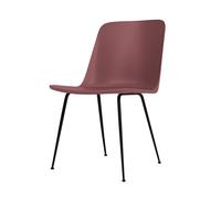 &Tradition Rely HW6 Dining Chair Without Armrest Maroon/ Black