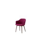 &Tradition Rely HW79 Dining Chair With Armrests Upholstered Hallingdal 0563/Laquered Walnut