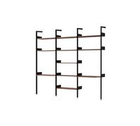 &Tradition Rhomb IF2 &IF4 & IF5 Shelving Configuration In Lacquered Walnut