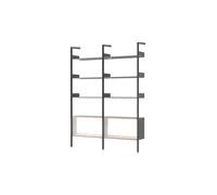 &Tradition Rhomb IF3 &IF6 Shelving Configuration E Lacquered Walnut