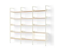 &Tradition - Rombe IF1/IF4/IF6 Shelving System Config H, Oak - Oak