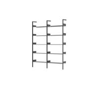 &Tradition Rombe IF1 &IF4 Shelving Configuration A Lacquered Walnut/Anthracite