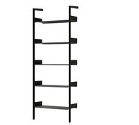 Rombe Full Bay IF1 Shelves Bookcase Lacquered Walnut/ Anthracite