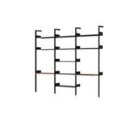 &Tradition Rombe IF2 &IF4 & IF5 Shelving Configuration In Lacquered Walnut/Anthracite