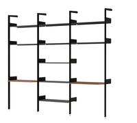 &Tradition Rombe IF2 &IF4 & IF5 Shelving Configuration In Lacquered Walnut/Anthracite