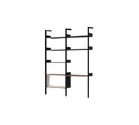 &Tradition Rombe IF2 &IF6 Shelving Configuration D Lacquered Walnut/Anthracite