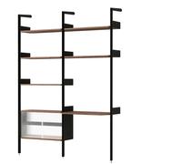&Tradition Rhomb IF2 &IF6 Shelving Configuration D Lacquered Walnut