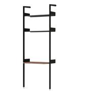 &Tradition Rombe Full Bay IF2 Desk Shelving Lacquered Walnut/Anthracite
