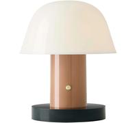 &Tradition - Setago JH27 Table Lamp Portable, Nude / Forest - Nude