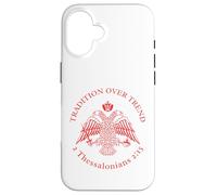 Tradition Trend Byzantine Eagle Orthodox Thessalonians Case for iPhone 16