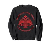 Tradition Trend Byzantine Eagle Orthodox Thessalonians Sweatshirt
