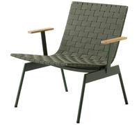 &Tradition - Ville AV45 Lounge Chair With Armrests, Bronze Green - Bronze Green
