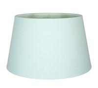Traditional Linen Fabric Drum Shade for Pendant & Lampshade Happy Homewares Duck Egg Blue 14 inches