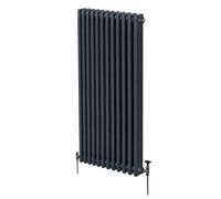 Traditional 3 Column Radiator - 1800 x 562 mm - Anthracite