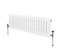 Monster Shop Traditional 3 Column Radiator 300 X 1012Mm White, White
