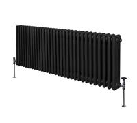 MonsterShop Traditional 3 Column Radiators 600 x 1462mm - Black