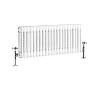 Traditional 3 Column Radiator White 450 x 1010 mm (H x W) Horizontal Central Heating 3034 BTU 889 W