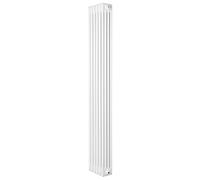 MonsterShop Traditional 4 Column Radiator 1800mm X 290mm Modern Central Heating Heater Gloss White