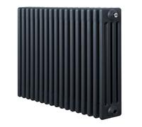 Monstershop Traditional 4 Column Radiator - 600 x 785mm - Anthracite Grey Monstershop Grey