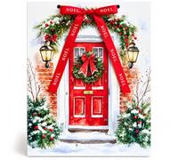 Traditional Advent Calendar 2026 Christmas 25 Picture Windows Festive Door | Non Chocolate Christmas Countdown 25 Window Advent Calendar Festive Illustrations & Heartwarming Words For Kids & Adults