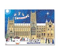 Traditional Advent Calendar - Alison Gardiner Cathedral Design - Paper Christmas Countdown Calendar - Large A3 29.7x42cm