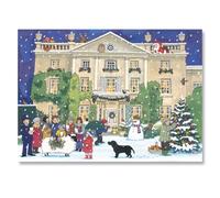Traditional Advent Calendar - Alison Gardiner Highgrove House Design - Paper Christmas Countdown Calendar - Large A3 29.7x42cm