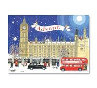 Alison Gardiner Palace of Westminster Large A3 Traditional Festive Christmas Advent Calendar Made in UK