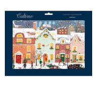 Traditional Advent Calendar Christmas Town Christmas Advent Calendar Gift Idea 606823 Caltime by Woodmansterne