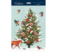 Traditional Advent Calendar Festive Woodland Tree Christmas Advent Calendar Gift 606991 Caltime by Woodmansterne