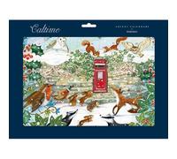 Traditional Advent Calendar Woodland Post Box Christmas Advent Calendar Gift 606809 Caltime by Woodmansterne
