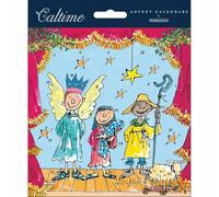 Traditional Advent Card Quentin Blake Nativity Xmas - 160mm x 160mm - 24 Doors
