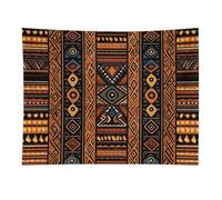Traditional African Design Pattern Tapestry Wall Hanging - 30"x40" Aesthetic Tapestries Soft Polyester Wall Art Decor Large Tapestry for Bedroom Living Room Dorm Backdrop, Hanging Kit Included