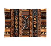 Traditional African Design Pattern Tapestry Wall Hanging - 40"x60" Aesthetic Tapestries Soft Polyester Wall Art Decor Large Tapestry for Bedroom Living Room Dorm Backdrop, Hanging Kit Included