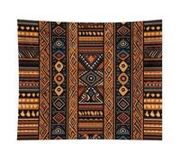 Traditional African Design Pattern Tapestry Wall Hanging - 50"x60" Aesthetic Tapestries Soft Polyester Wall Art Decor Large Tapestry for Bedroom Living Room Dorm Backdrop, Hanging Kit Included
