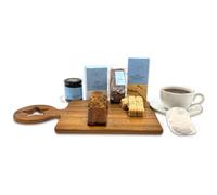 Traditional Afternoon Tea Hamper - Luxury British Tea Gift Set with Black Tea, Strawberry Jam, Orange Marmalade, Vanilla Fudge & Highland Shortbread - Perfect Christmas Hamper for Women & Men