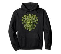 Traditional Ancient Celtic Wiccan Pagan Green Man Pullover Hoodie
