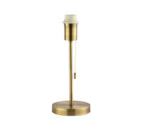 Traditional and Classic Table Lamp Base in Antique Brass with Pull Cord Switch | 31cm x 13cm | 1 x 11w LED by Happy Homewares