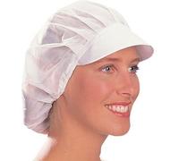 Traditional and stylish kitchen Net Peaked Hat White - One Size - Great for increasing hygiene levels in your kitchen