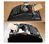 Traditional Anticumechanical English Writing Machine,1980 Classic Nostalgia Portable Manual Retro Typing Machine, Vintage Typing Machine Normal Use