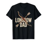 Traditional Archery Dad Who Shoots Longbow Kids Every Sunday T-Shirt