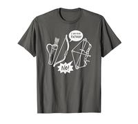 Traditional Archery vs Modern Archery Archer T-Shirt, Men, Asphalt Grey, 5X-Large